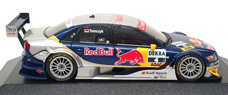 Minichamps 1/43 Scale 400 071704 - Audi A4 #4 DTM 2007 - Blue/Silver