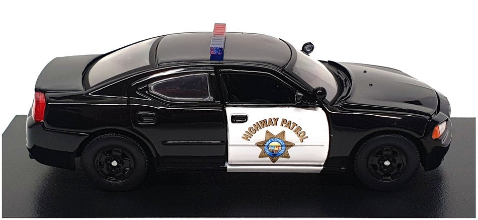 Greenlight 1/43 Scale 86634 - 2006 Dodge Charger Police The Rookie - Black/White