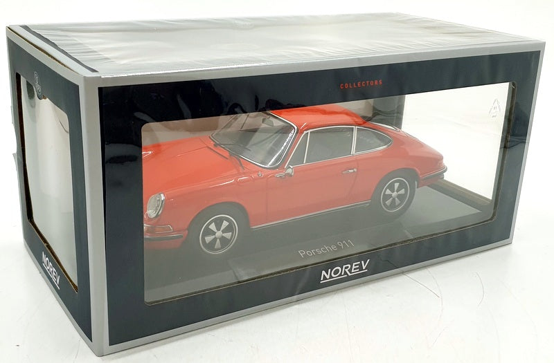 Norev 1/18 Scale Diecast 187628 - Porsche 911 E 1969 - Orange