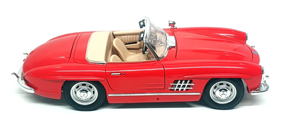 Burago 1 18 Scale Diecast 7524H Mercedes Benz 300SL Red