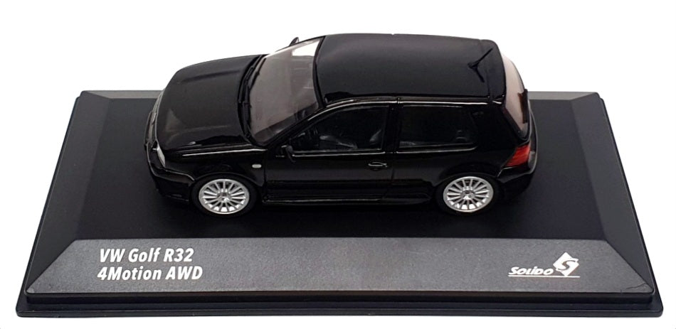 Solido 1/43 Scale S4313603 - Volkswagen Golf R32 4Motion AWD - Black