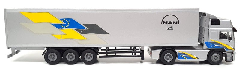 Conrad 1/50 Scale Diecast 6107 - MAN Truck & Trailer - Met Grey