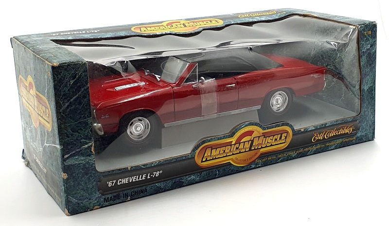 Ertl 1/18 Scale Diecast 7246 - 1967 Chevrolet Chevelle L-78 - Red