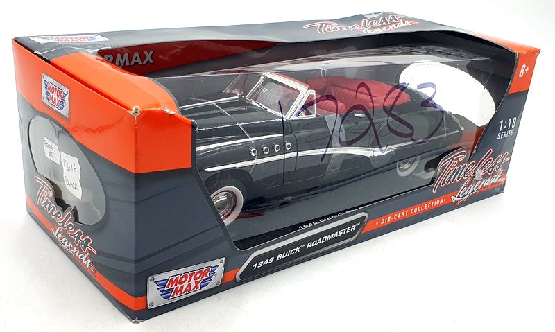 Motor Max 1/18 Scale diecast 73116 - 1949 Buick Roadmaster - Black