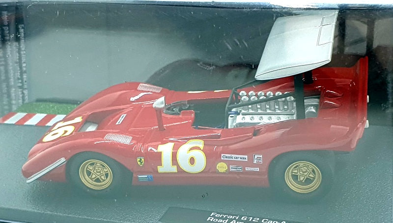 Altaya 1/43 Scale 30424N - Ferrari 612 Can-Am #16 Road America 1969 - Red