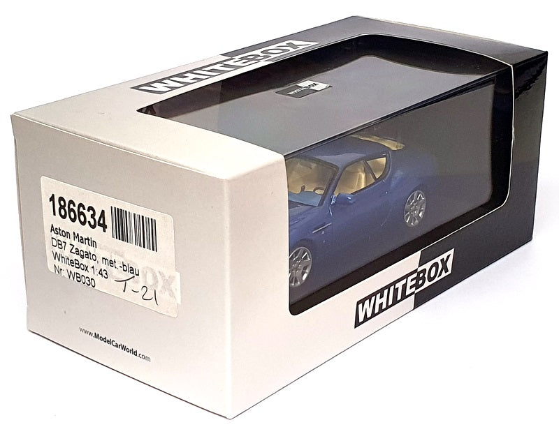 Whitebox 1/43 Scale WB030 - Aston Martin DB7 Zagato - Met Blue