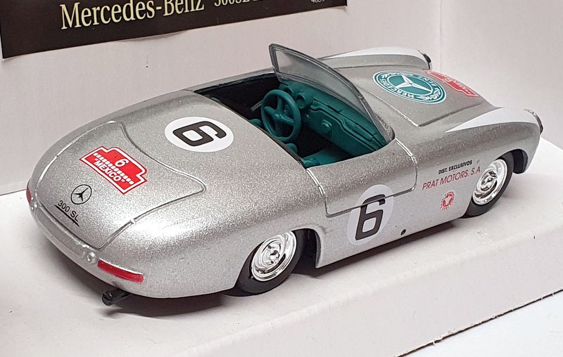 NewRay 1/43 Scale 48483 - Mercedes Benz 300SL #6 Mexico 1952 - Silver