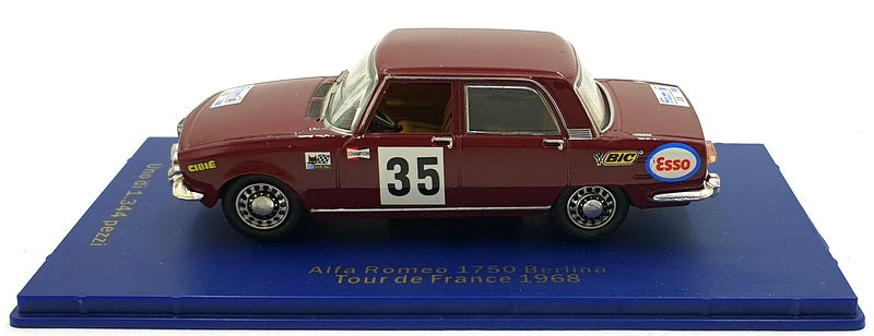 M4 Models 1/43 Scale 7037 - Alfa Romeo 1750 Berlina #35 Tour de France 1968