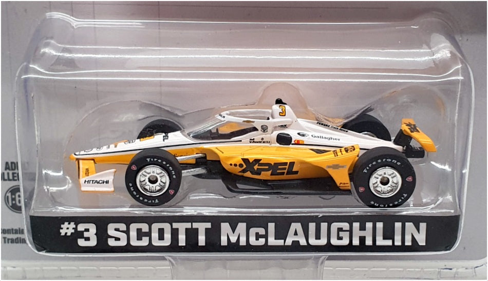 Greenlight 1/64 Scale 11597 - NTT Indycar Series #3 S. McLaughlin - White/Yellow