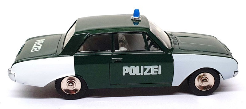 Atlas Dinky Toys 551 - Ford Taunus Police Car Polizei - Green/White