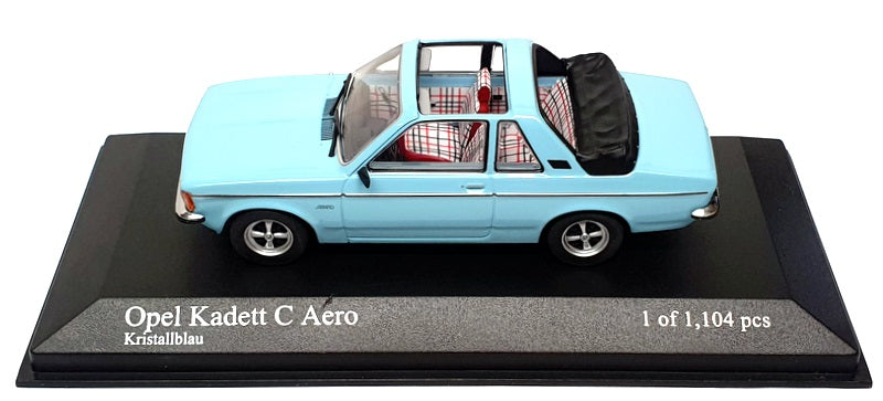 Minichamps 1/43 Scale 400 048130 - 1978 Opel Kadett C Aero - Blue