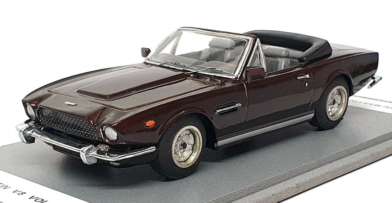 Unknown Brand 1/43 Scale 11224M - Aston Martin V8 Volante Open - Maroon