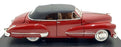 Anson 1/18 Scale Diecast 30335 - 1947 Cadillac Series 62 With Roof - Dark Red