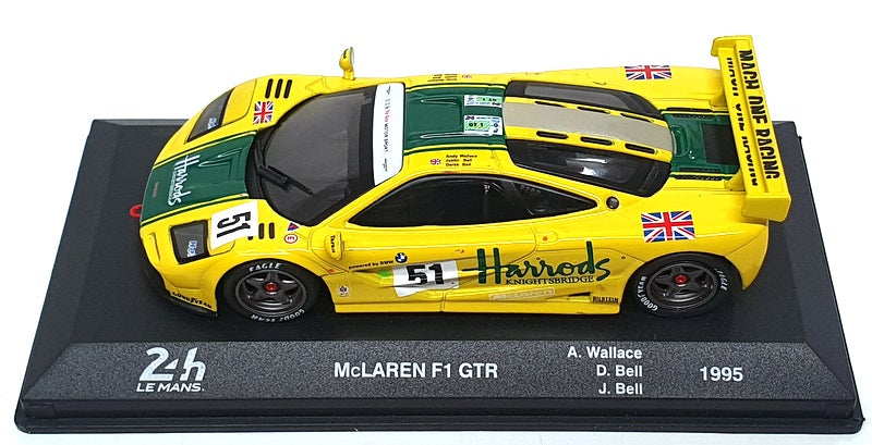 Altaya 1/43 Scale MW1ALA0036 - McLaren F1 GTR #51 Le Mans 1995 - Yellow/Green