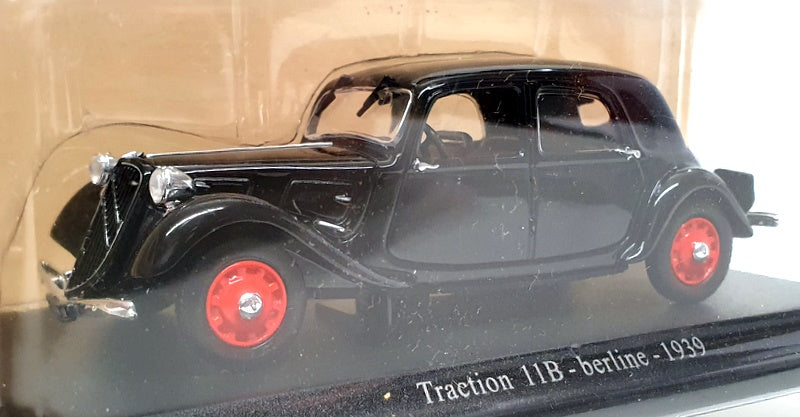 Atlas Editions 1/43 Scale 6112 514 - 1939 Citroen Traction 11B Berline - Black