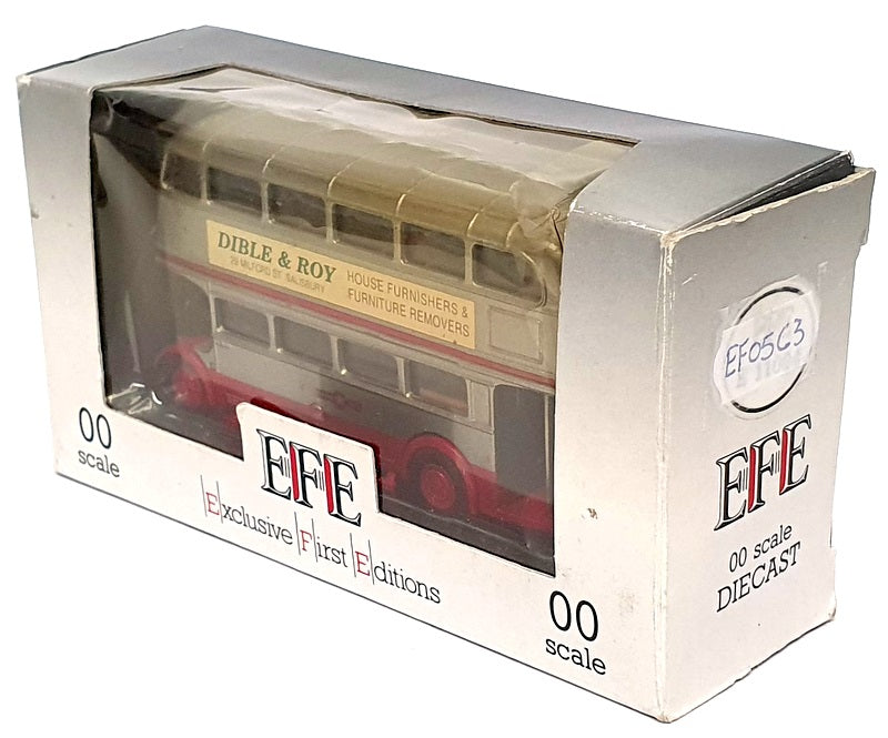 EFE 1/76 Scale EF05C3 - AEC R/T RTL Bus Silver Star REWORKED - Silver/Red