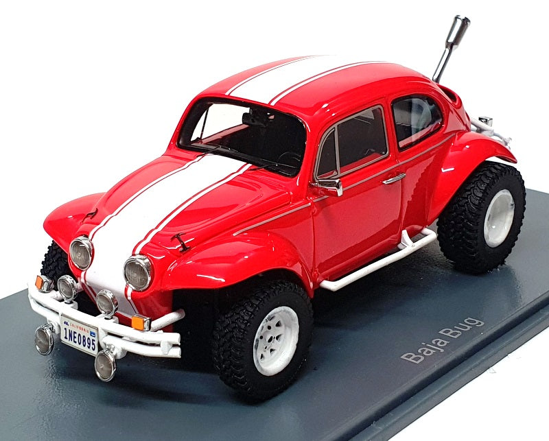 Neo 1/43 Scale Resin NEO45895 - Volkswagen Baja Bug - Red/White