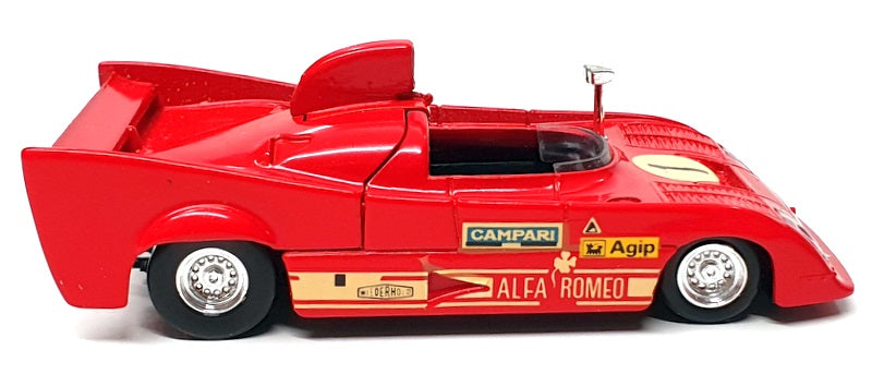 Solido 1/43 Scale No. 41 - Alfa Romeo 33 TT12 Race Car #1 - Red