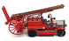 Conrad 1/43 Scale 1025 - Dennis Fire Engine London Fire Brigade - Red
