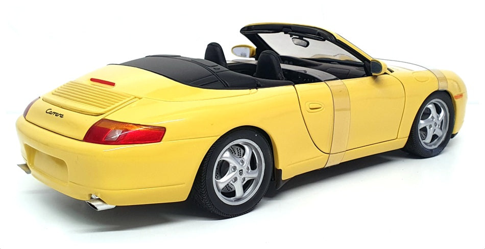 UT Models 1/18 Scale Diecast 2823P - Porsche 996 Carrera - Yellow