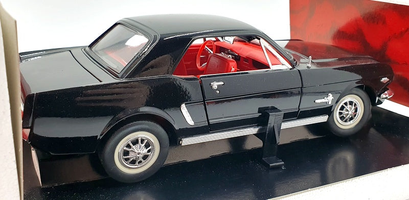 Mira 1/18 Scale Diecast 6113 - 1964 1/2 Ford Mustang Hard Top - Black