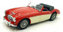 Autoart 1/18 Scale Diecast DC141124W - Austin Healey 3000 - Red/Cream