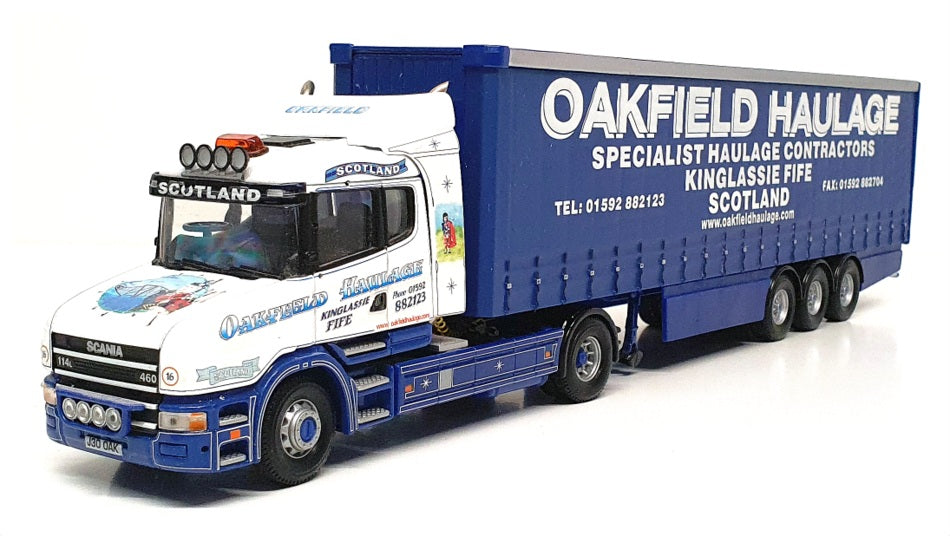 Corgi 1/50 Scale CC12811 - Scania T Cab Curtainside - Oakfield Haulage 