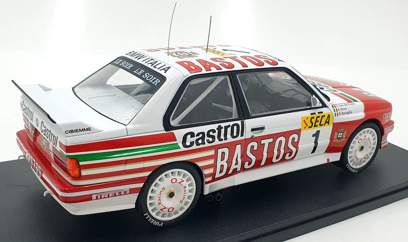 IXO Models 1/18 Scale 18RMC081A - BMW M3 E30 #1 Spa Bastos 1991 Ravaglia