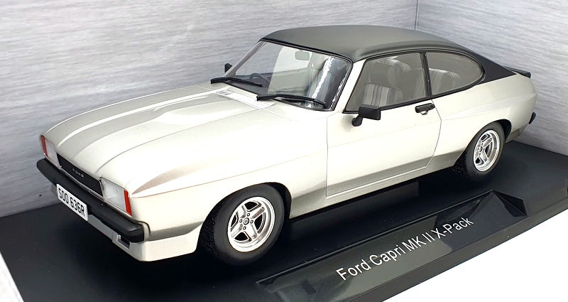 Model Car Group 1/18 Scale MCG18349 - Ford Capri MK II X-Pack - Met. Silver