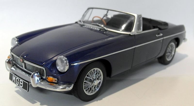 Autoart 1/18 Scale Diecast 76611 - MGB Roadster MK2 1969 - Pageant Blue —  R.M.Toys Ltd