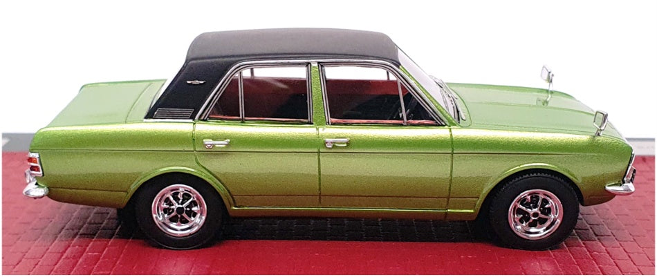 Matrix 1/43 Scale MX40603-092 - 1968-70 Ford Cortina 1600E - Met Green/Black