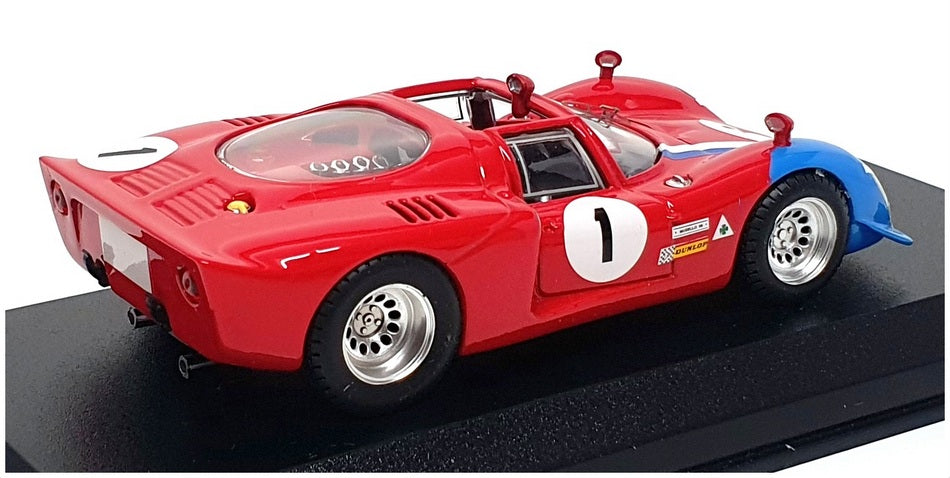 Best 1/43 Scale 9204 - Alfa Romeo 33.2 S Mugello 1968 #1 Zeccoli/Pilette