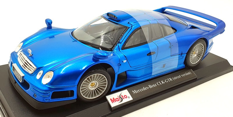 Maisto 1/18 Scale Diecast 46629 - Mercedes-Benz CLK-GTR Street - Met Blue