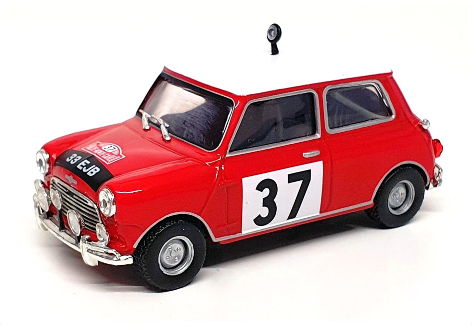 Altaya 1/43 Scale 056 - Mini Cooper S Monte Carlo 1964 #37 Hopkirk/Liddon