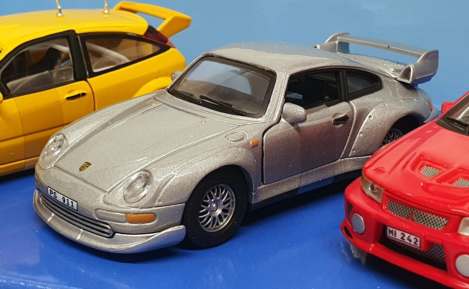 Cararama 1/43 Scale 034317 - 3 Piece Set Ford Porsche Mitsubishi