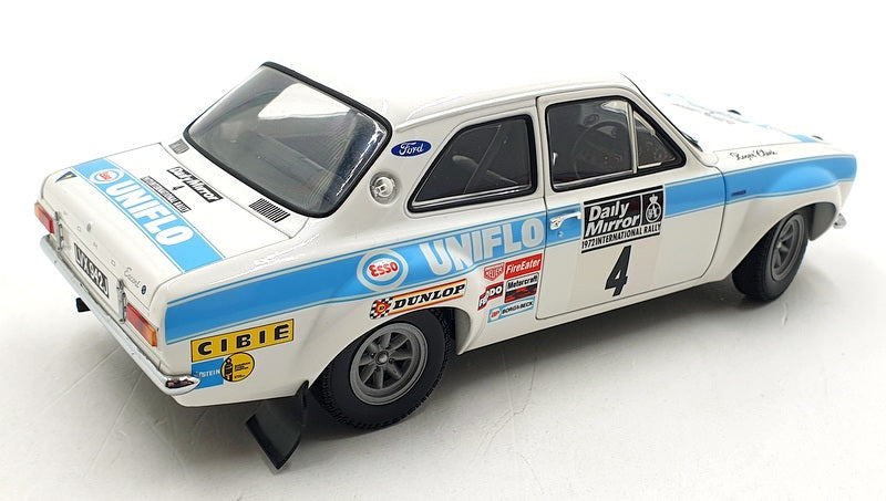 Minichamps 1/18 Scale Diecast DC211223C - Ford Escort MK1 Uniflo #4 Clark