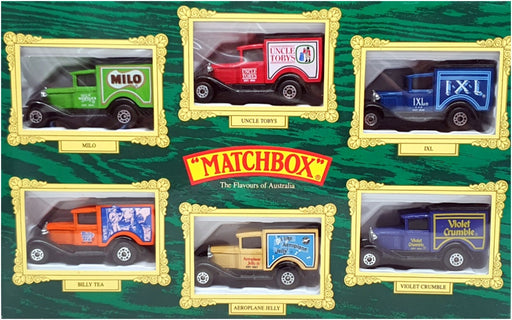 Matchbox Diecast MB912 - 6x Ford Model A Van Set (The Flavours Of Australia)