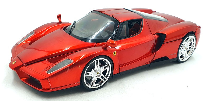 Hot Wheels 1/18 Scale Diecast DC17924U - Ferrari Enzo - Candy Red