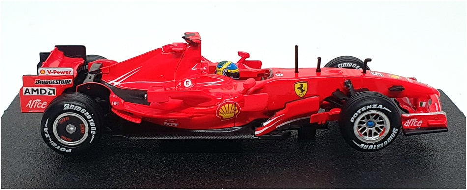 Hot Wheels 1/43 Scale K5435 - F1 Ferrari F2007 M'Boro #5 F. Massa - Red