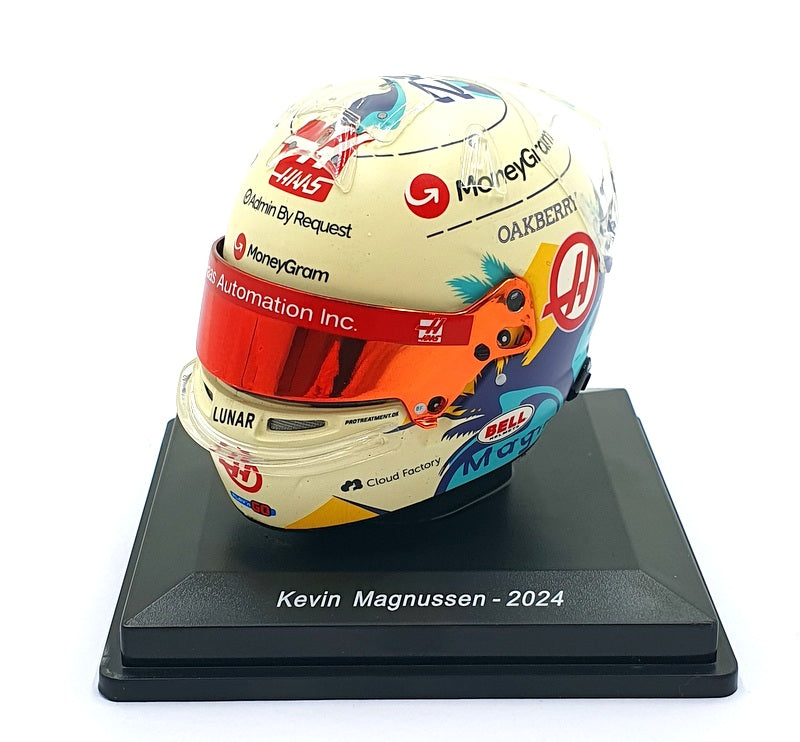 Spark Model 1/5 Scale 5HF150 - F1 Helmet HAAS F1 Team Kevin Magnussen 2024