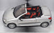 Welly 1/24 Scale Diecast AU9370W - Peugeot 206 CC Cabrio - Silver