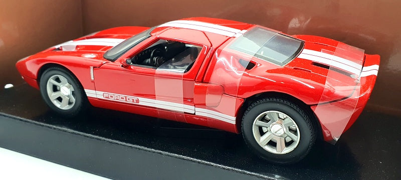 Motor Max 1/24 Scale Diecast 73200 - Ford GT - Red/White Stripes