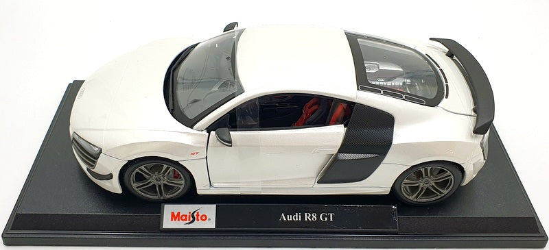 Maisto 1/18 Scale Diecast 46629 - Audi R8 GT - White