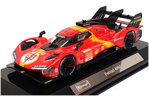 Burago 1/43 Scale 18-36312 - Ferrari 499P #51 24H Le Mans 2023 - Red