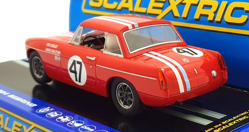 Scalextric 1/32 Scale Slot Car C3488 - MGB #47 1964 Sebring - Dalton