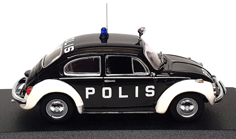 Minichamps 1/43 Scale 430 055191 - 1972 VW Volkswagen 1303 Polis - Black/White