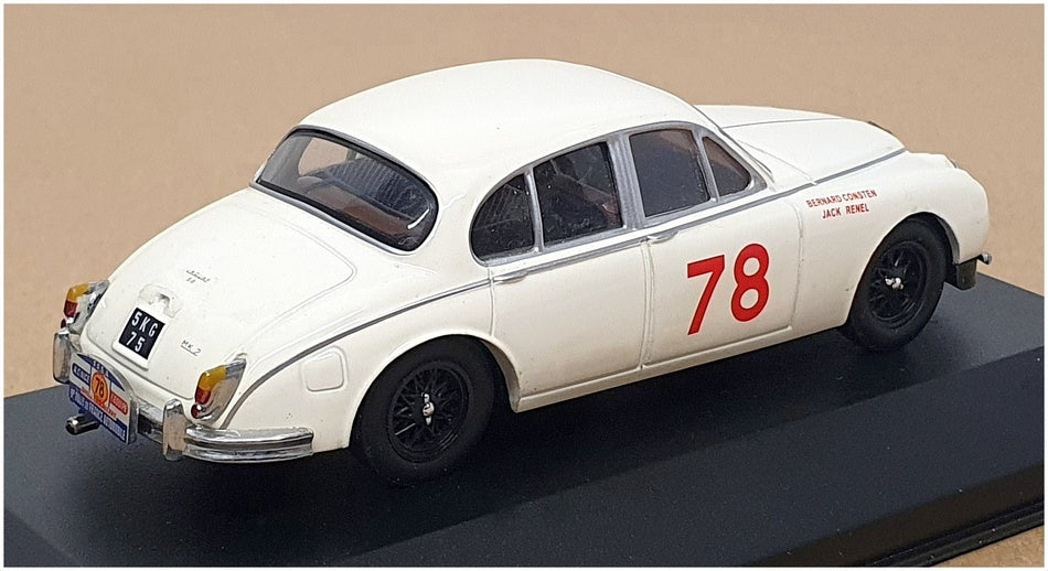 Ixo 1/43 Scale RAC098 - Jaguar Mk2 #78 Winner Tour de France 1960 - White