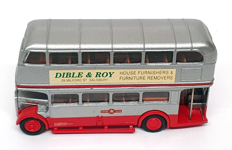 EFE 1/76 Scale EF05C3 - AEC R/T RTL Bus Silver Star REWORKED - Silver/Red