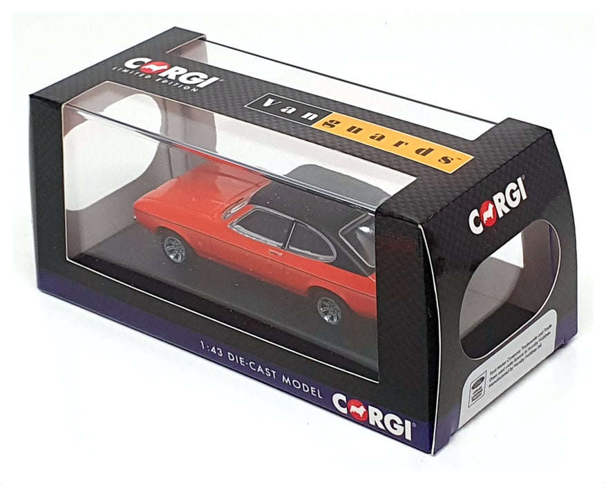 Vanguards 1/43 Scale VA15401 - Ford Capri Mk2 3L Ghia Automatic - Sebring Red