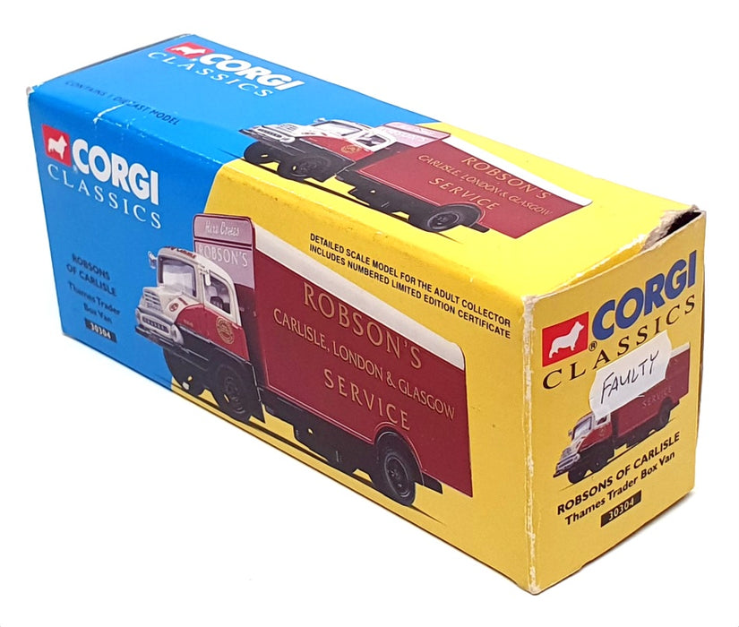 Corgi 1/50 Scale 30304 - Thames Trader Box Van - Robsons Of Carlisle